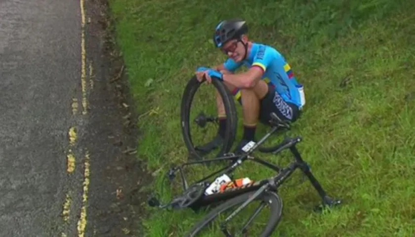 Germán Darío Gómez Becerra, ciclista.