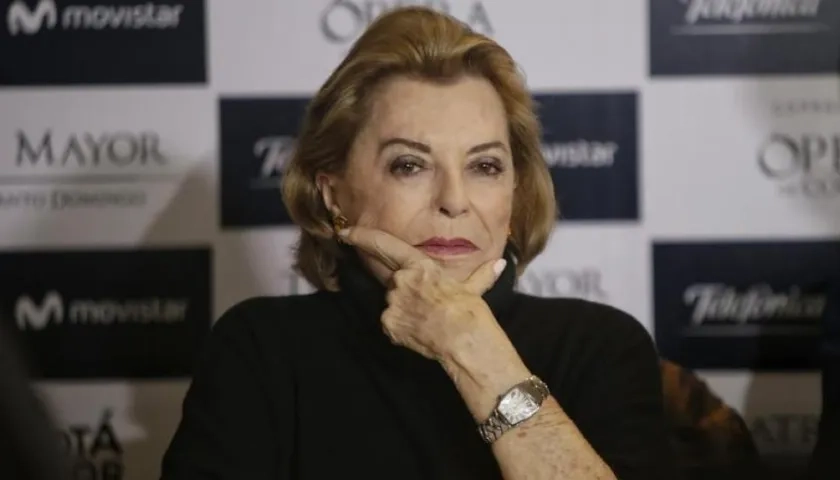 La gestora cultural Gloria Zea.