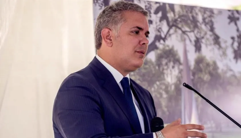 Iván Duque en la Universidad Internacional de Florida (FIU),