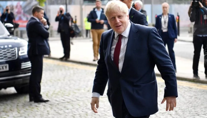  Boris Johnson, primer ministro del Reino Unido.