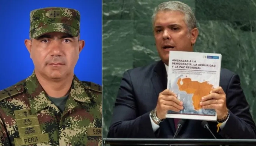 El general Oswaldo Peña Bermeo fue el primer militar retirado por las fallas en el dossier de Duque.