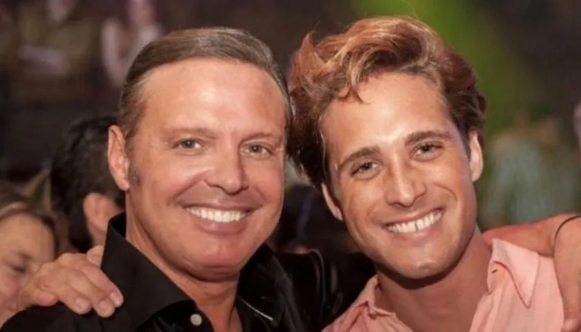 El cantante Luis Miguel y el actor Diego Boneta.