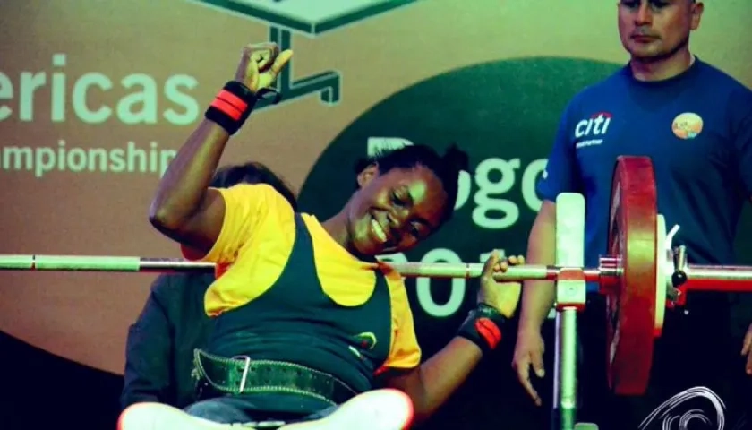 La paralímpica colombiana Nohemí Carabalí.