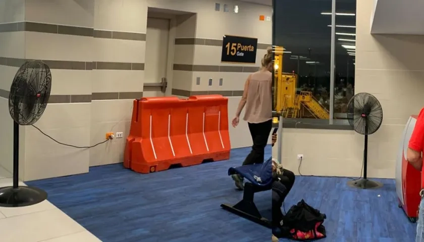 La pregunta al ver estos ventiladores en el Cortissoz es ¿si para la Asamblea del BID seguirá esta situación?.