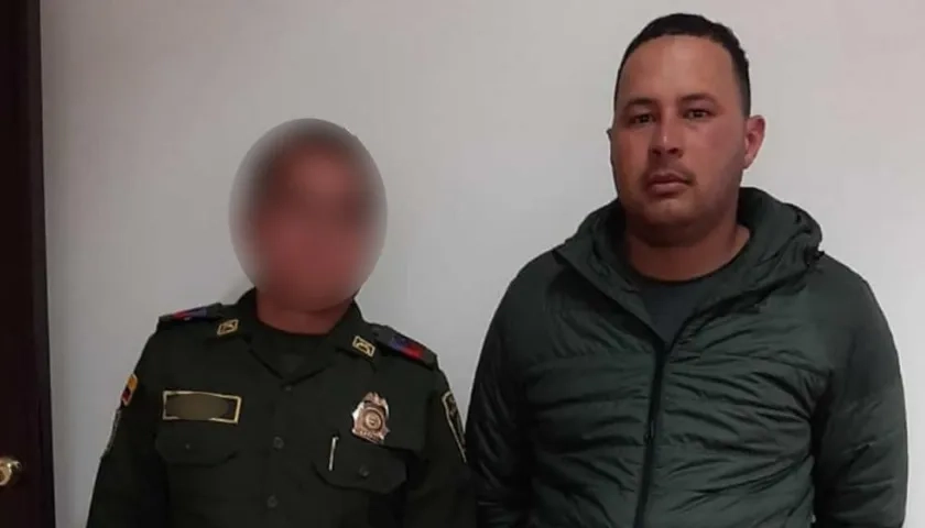 Alias 'Luigi' tras ser capturado este fin de semana en Bogotá.