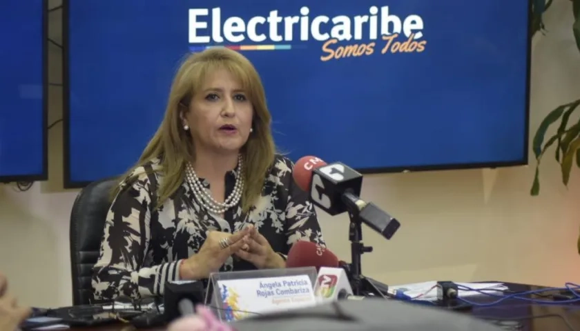 Ángela Rojas Combariza, agente especial de Electricaribe.