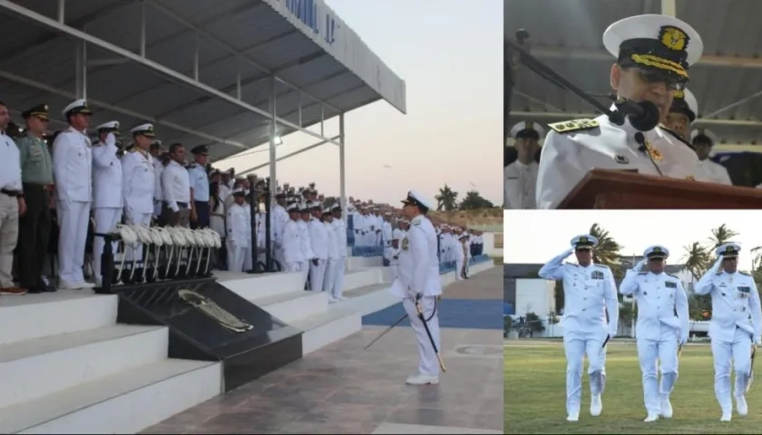 Contralmirante León Espinosa Torres asume como Director de la ARC Barranquilla.