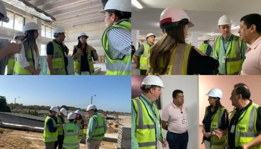 Visita de la gerente de la Asamblea del BID, Karen Abudinen.