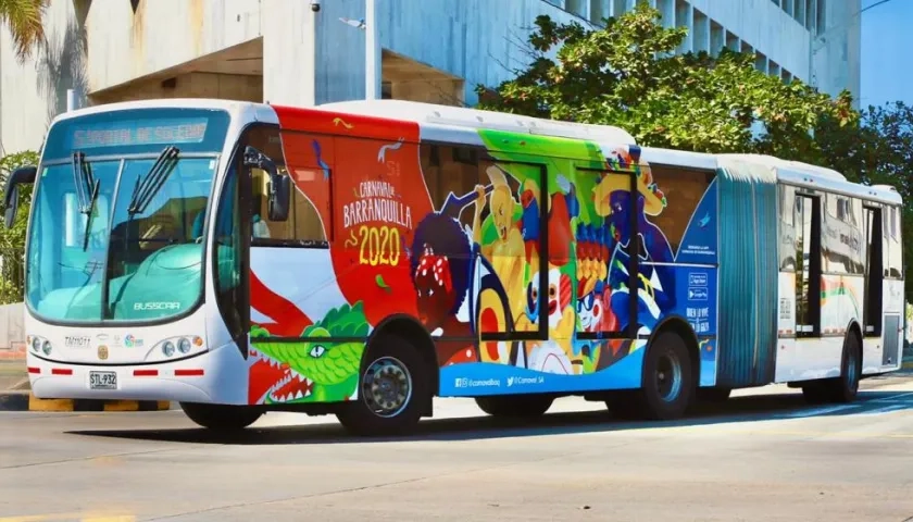 El ‘Bus Carnavalero'.