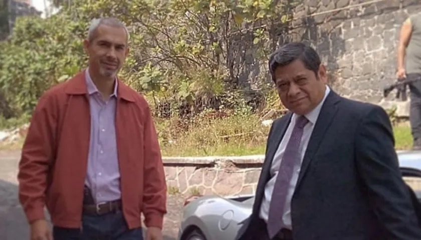 Jorge Navarro Sánchez y Luis Gerardo Rivera, actores fallecidos.