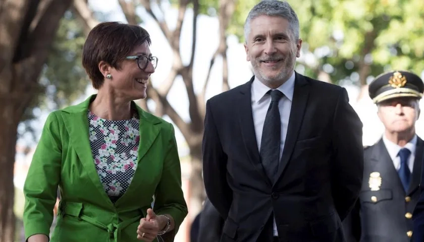 María Gámez (izquierda).