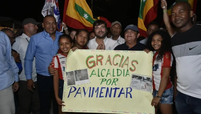 El Alcalde de Barranquilla, Jaime Pumarejo.