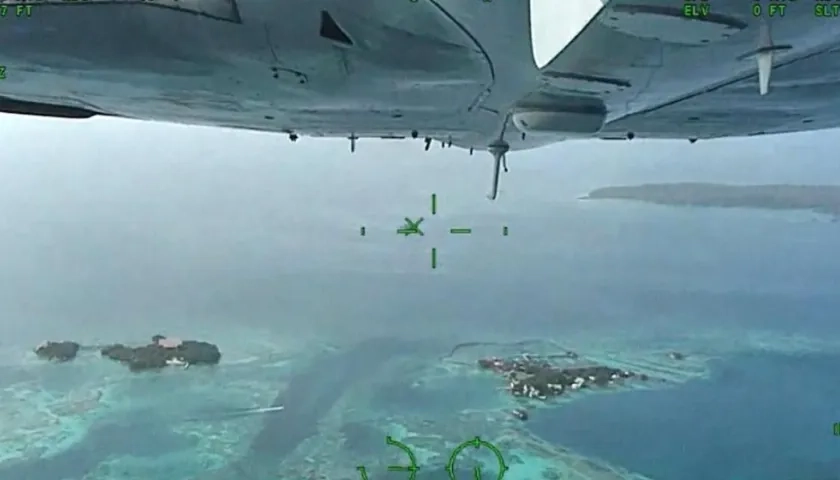 Monitoreo con aeronaves de la FAC.