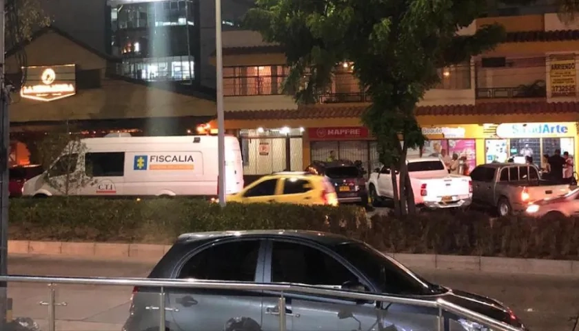 El CTI llegó al lugar de los hechos.