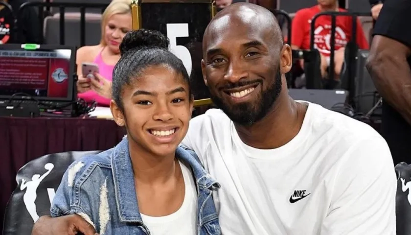 Gianna Maria y Kobe Bryant. 