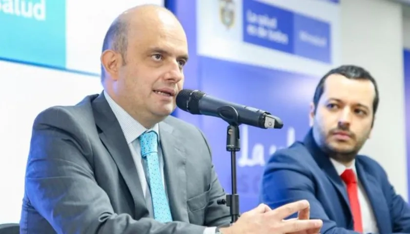 Iván González, ministro encargado de Salud.