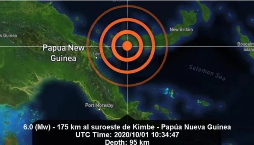 La isla de Nueva Guinea se asienta sobre el "Anillo de Fuego del Pacífico".