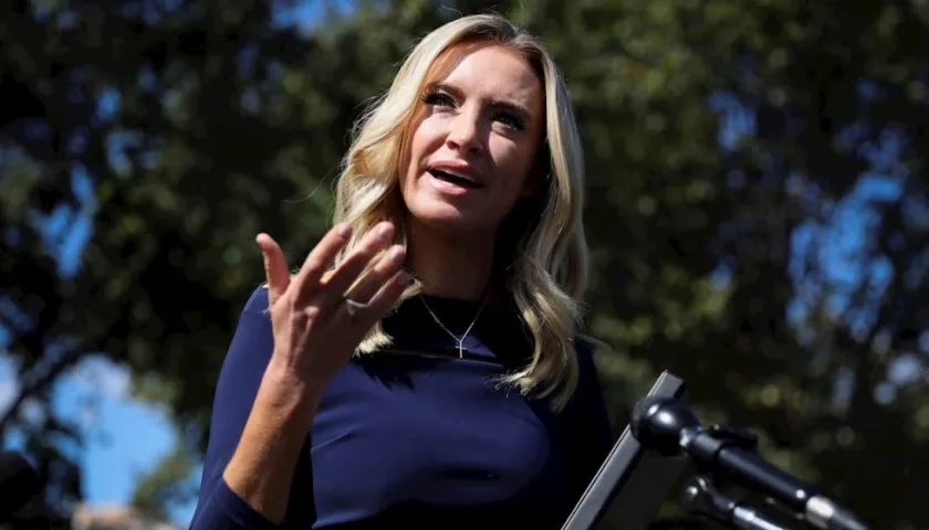 La portavoz de la Casa Blanca, Kayleigh McEnany