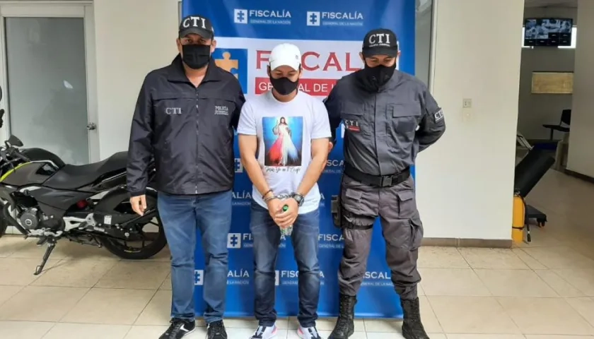 Petter Eduardo Mosquera Ariza, capturado.