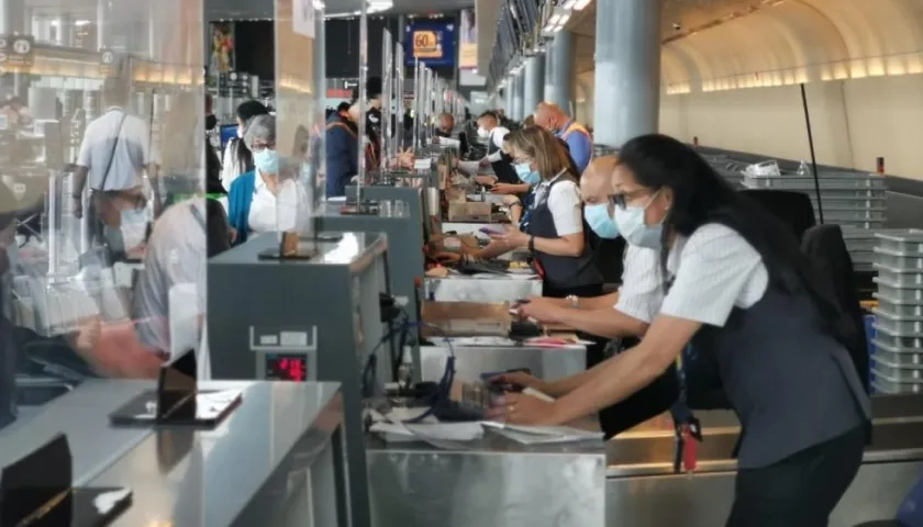 Aeropuerto El Dorado.