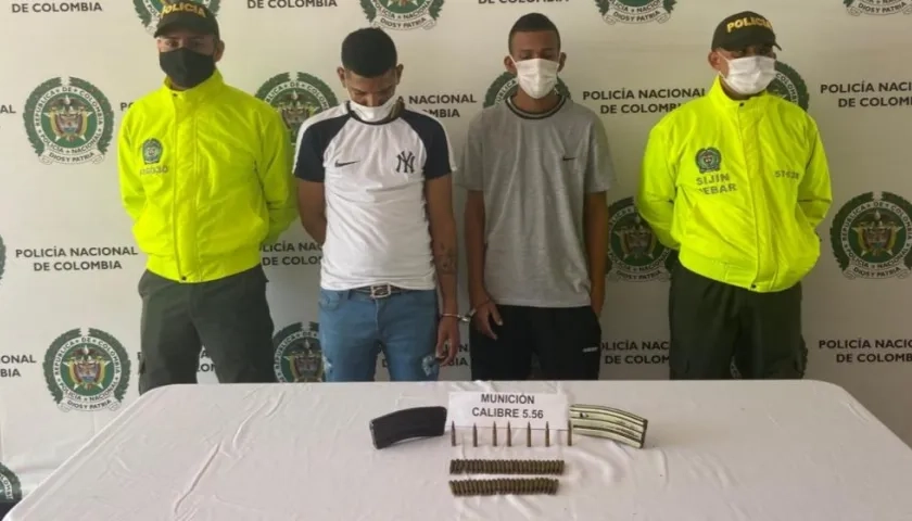Robinson Andrés Vásquez Peláez y Jordan Álvarez González.