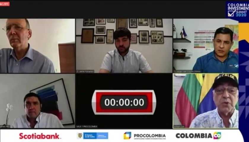  El alcalde Pumarejo participó de manera virtual en el foro Colombia Investment Summit 2020, organizado por Procolombia, junto a alcaldes de otras 4 ciudades capitales del país.