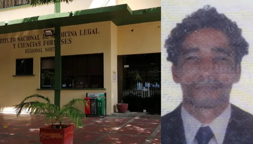 El cuerpo de Mairon Rafael Martínez Pérez fue llevado a Medicina Legal. 