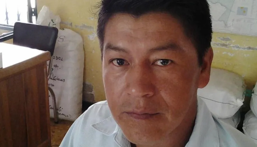 Fredy Güetio Zambrano, líder indígena asesinado.