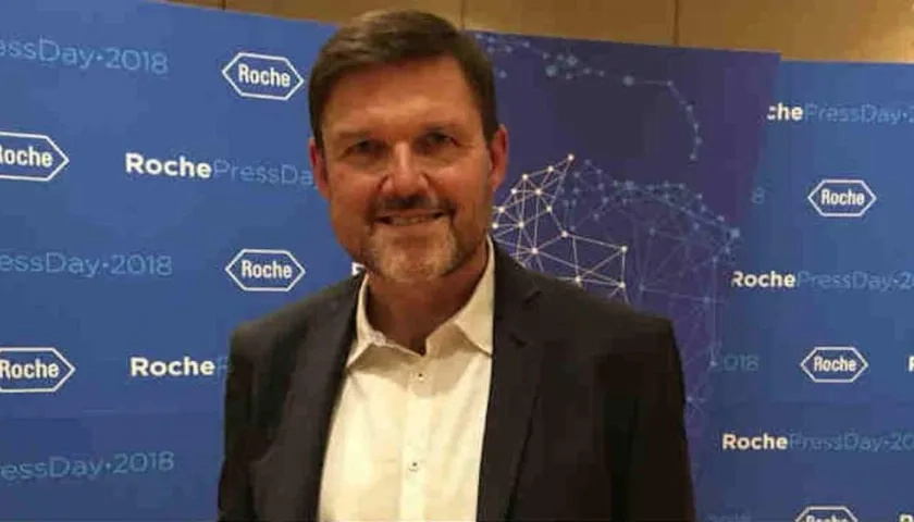 Jefe para América Latina de la farmacéutica Roche, Rolf Hoenger.