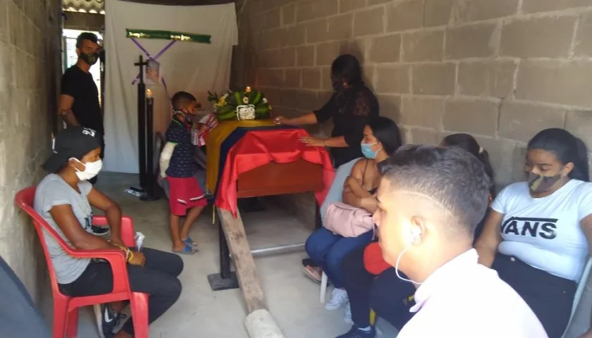 Velación de Johnny Enrique Medina Montenegro.