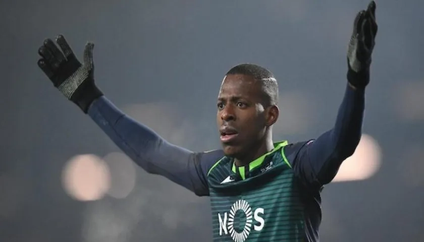 Cristian Borja, jugador colombiano en el Sporting de Portugal.