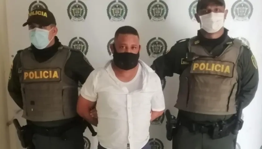 Didier Enrique Suárez San Martín, el capturado.