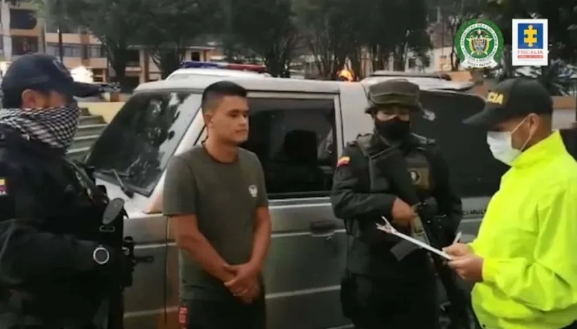 Uno de los capturados dentro del caso de la masacre de Samaniego.