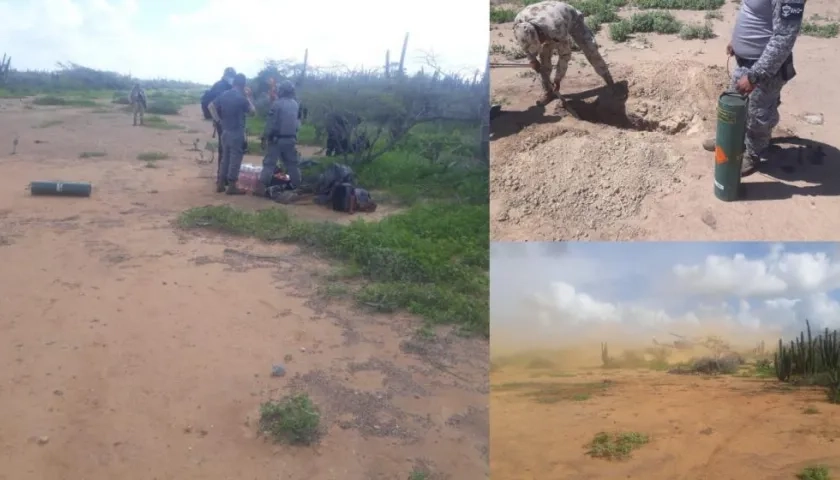 Momento de la destrucción de las pistas. 