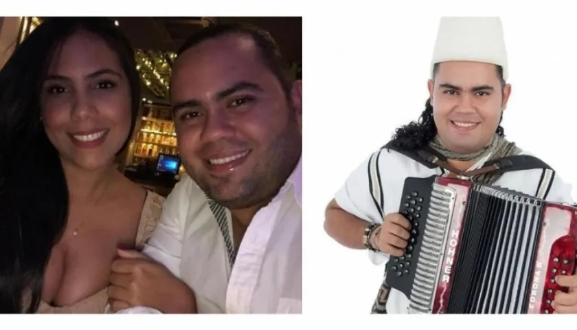 José Ricardo Villafañe y su novia Nahomis Viana.