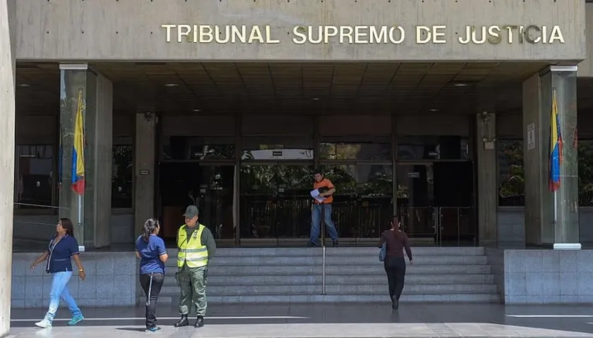 Fachada del Supremo de Venezuela.