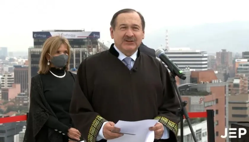 Presidente de la JEP, Eduardo Cifuentes Muñoz.