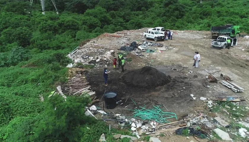 Lugar donde se cumplió el operativo.