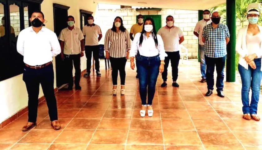 Los diez concejales de Malambo investigados.