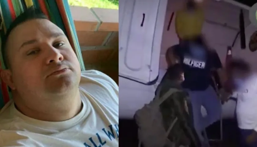 'Willy Meleán' y tres de los capturados.