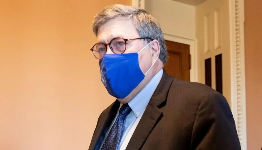  William Barr, fiscal general de Estados Unidos.