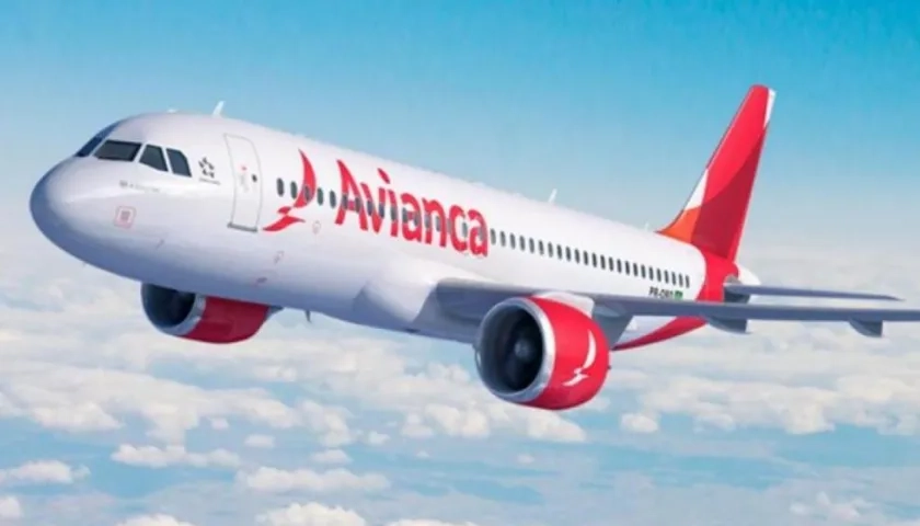 Avión de Avianca.