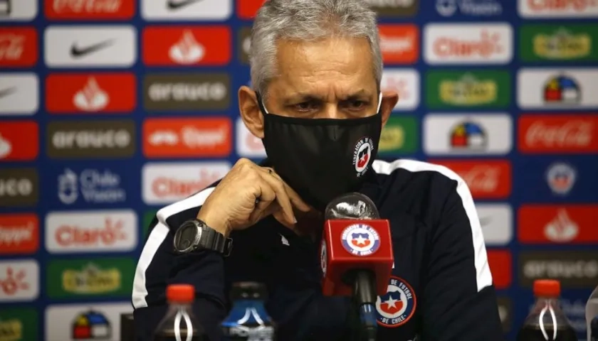 Reinaldo Rueda, técnico colombiano de la Selección Chile. 