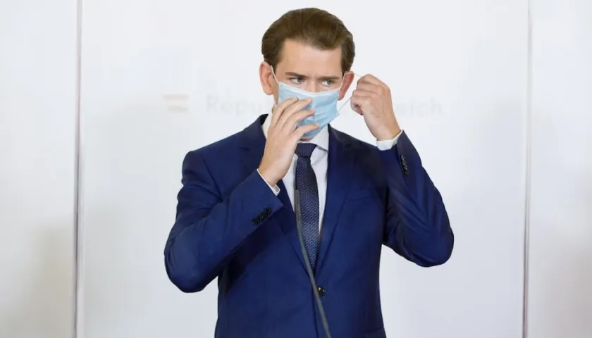 Canciller federa de Austia, el conservador Sebastian Kurz.