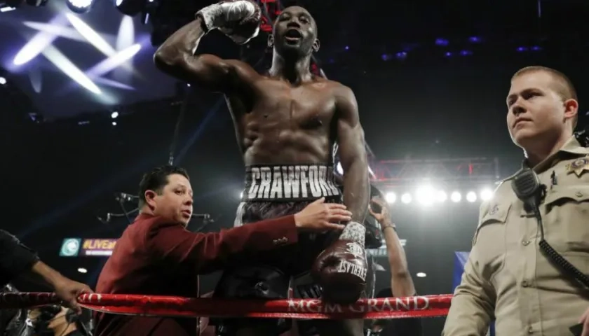 El púgil estadounidense Terence Crawford.