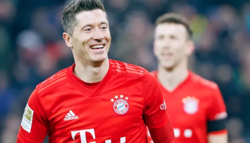 Robert Lewandowski, jugador del Bayern Múnich.