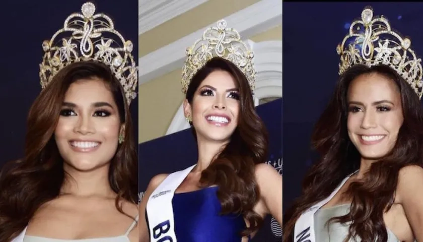 Las tres finalistas de Miss Universo Colombia 2020.