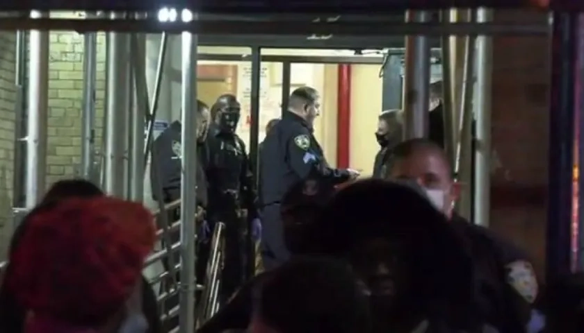 Lugar de los hechos en Brooklyn.