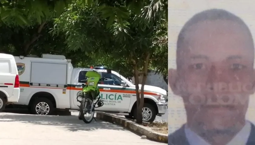 El cuerpo de Víctor René Cabarcas Vega fue llevado a Medicina Legal, en Barranquilla. 