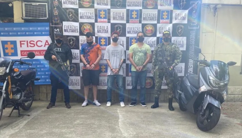 Santiago Barrera Tamayo, Luis Felipe Giraldo Cañas y Julián Steven Vélez Vélez.